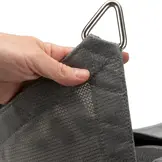 Schaduwdoek waterdicht 4x5x6,4 driehoek 90 graden Grey