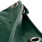 8x12 Afdekzeil PVC 650gr - Pijnboomgroen 6028 - zeilringen iedere 50cm