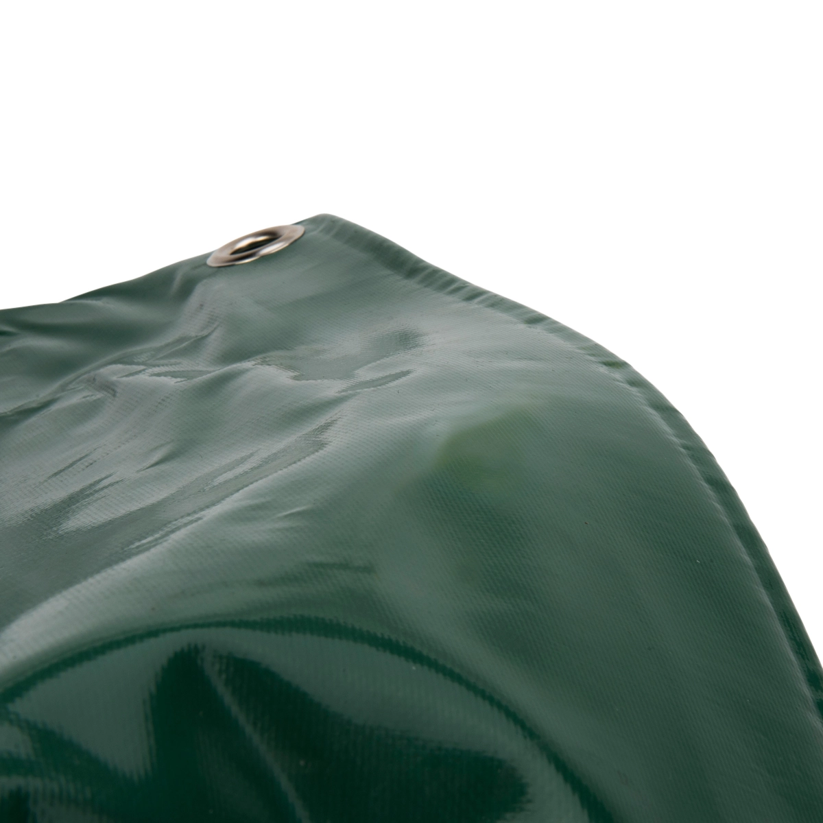 10x12 Afdekzeil PVC 650gr - Pijnboomgroen 6028 - zeilringen iedere 50cm