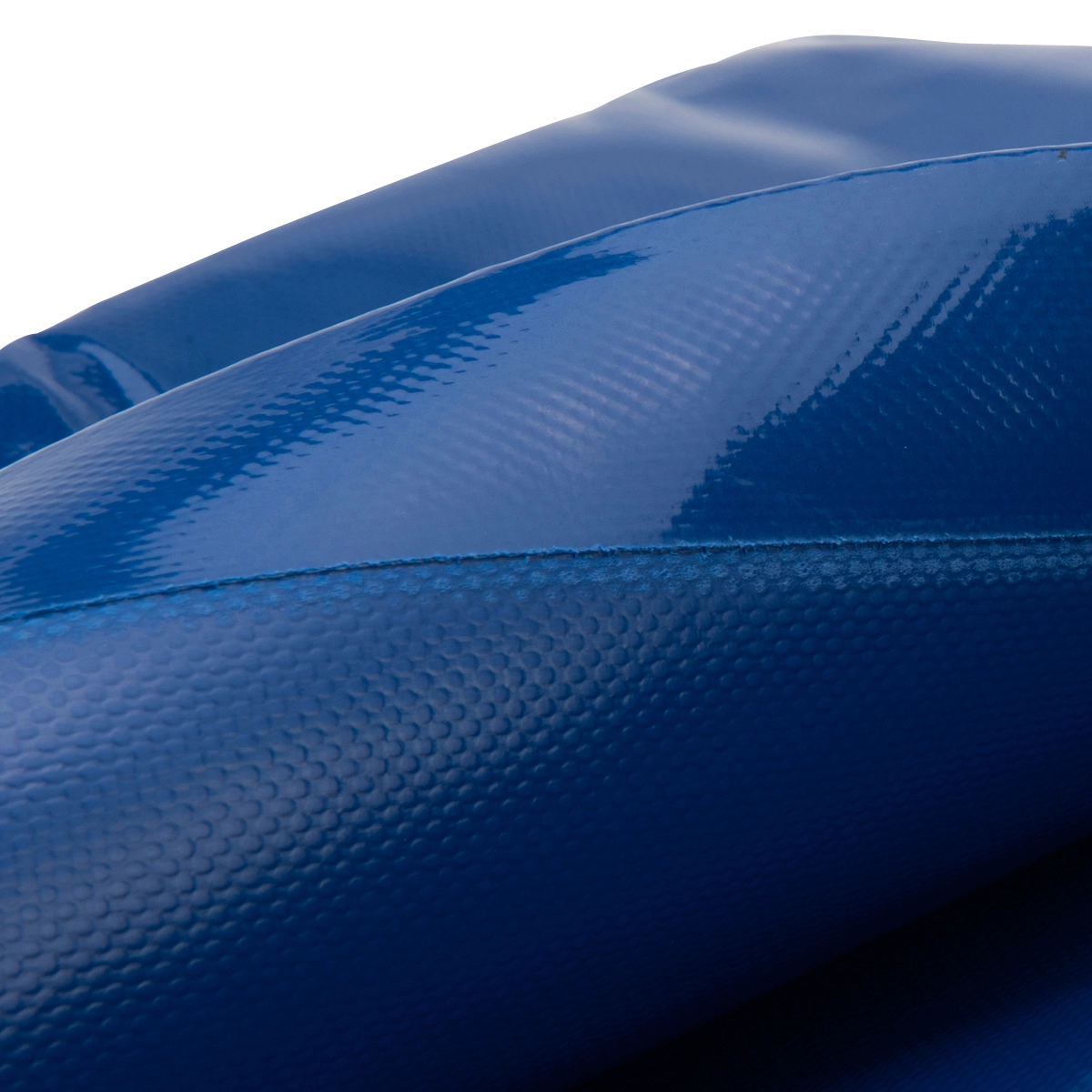 4x8 Blauw 650gr PVC afdekzeil met 18mm zeilringen (nestels, ringogen)