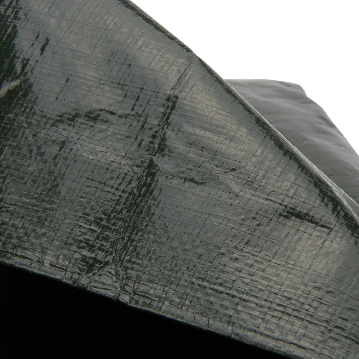 10x12 groen 170gr afdekzeil met zeilringen - bouwzeil