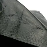 10x15 groen 100gr afdekzeil met zeilringen - bouwzeil