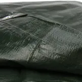 Afdekzeil 5x6 groen 250gr PE - Bouwzeil met zeilringen iedere 50cm