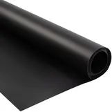 Pvc zeildoek - 430gr Zwart 9005 Mat - per meter of rol