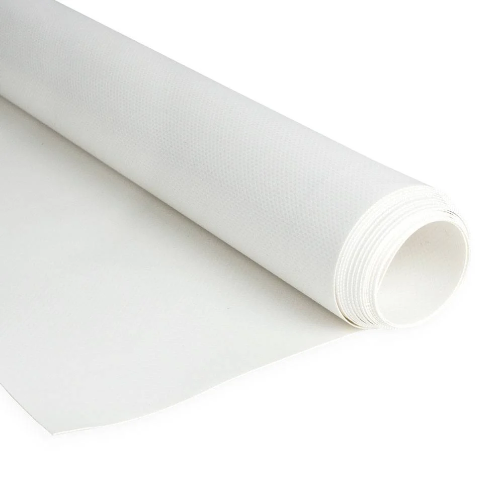 Pvc zeildoek - 430gr Wit 9003 Glans - per meter of rol