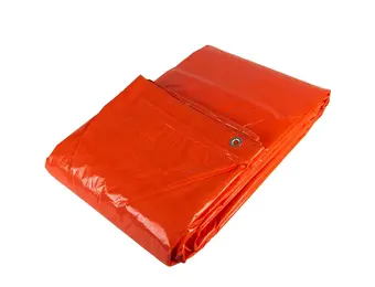 6x10 oranje 100gr afdekzeil