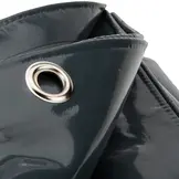 10x12 Afdekzeil PVC 450gr - Antraciet 7016 - zeilringen iedere 50cm
