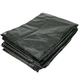 Afdekzeil 10x20 groen 170gr PE - Bouwzeil met zeilringen iedere 50cm