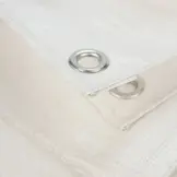 Afdekzeil 1,5x6 wit 170gr PE - Bouwzeil met zeilringen iedere 50cm