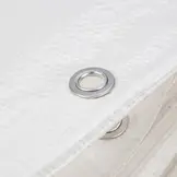 Afdekzeil 1,5x6 wit 170gr PE - Bouwzeil met zeilringen iedere 50cm