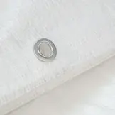 Afdekzeil 1,5x6 wit 170gr PE - Bouwzeil met zeilringen iedere 50cm