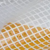 2x3 Transparant gewapend afdekzeil 250gr