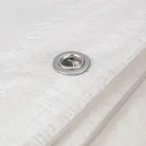 Afdekzeil 5x8 wit 170gr PE - Bouwzeil met zeilringen iedere 50cm