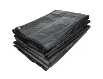 10x10 antraciet 170gr PE afdekzeil