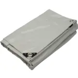 3,5x7 Afdekzeil PVC 650gr - Lichtgrijs 7035 - zeilringen iedere 50cm