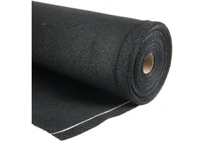 Privacydoek op rol 150 cm zwart