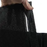 Privacydoek op rol 180 cm zwart – extra zwaar 300 g/m², ±95% zichtdicht