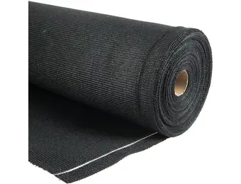 Privacydoek op rol 200 cm zwart