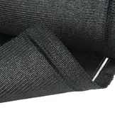 Privacydoek op rol 200 cm zwart – extra zwaar 300 g/m², ±95% zichtdicht