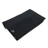 Gaasdoek HDPE 200x300 cm  met zeilringen zwart fijnmazig