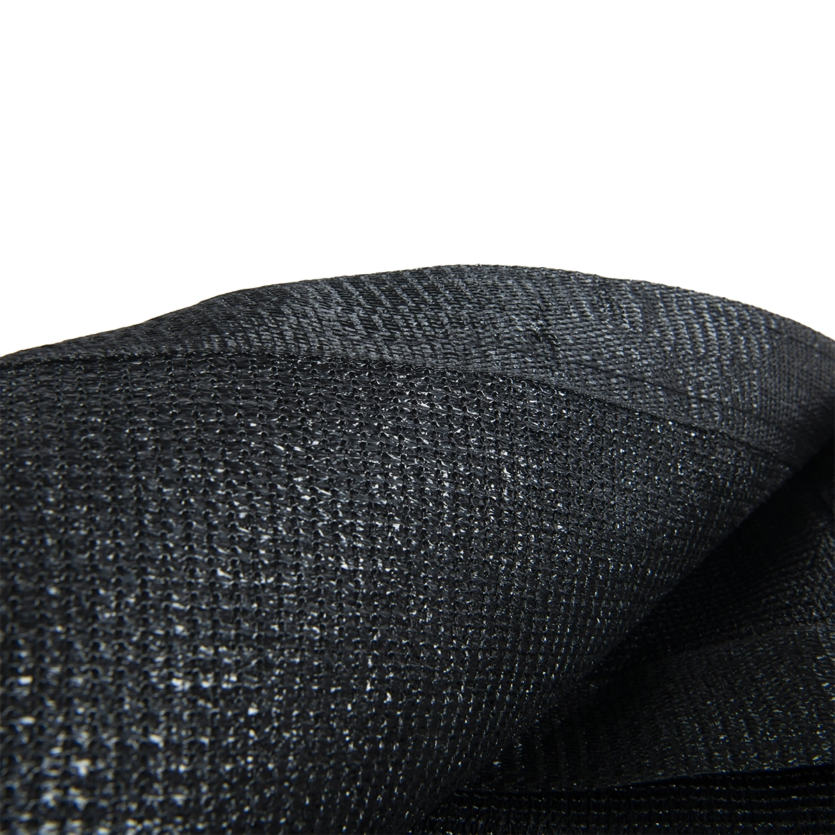 Gaasdoek HDPE 180x350 cm met zeilringen zwart fijnmazig