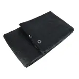 Aanhangernet HDPE 180x350cm met zeilringen zwart fijnmazig