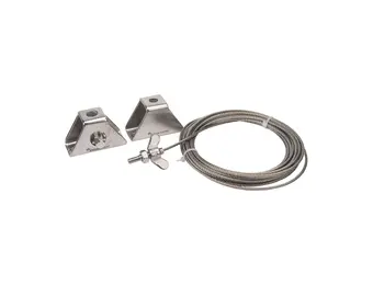 Staaldraad bevestigingsset harmonicadoek 200cm