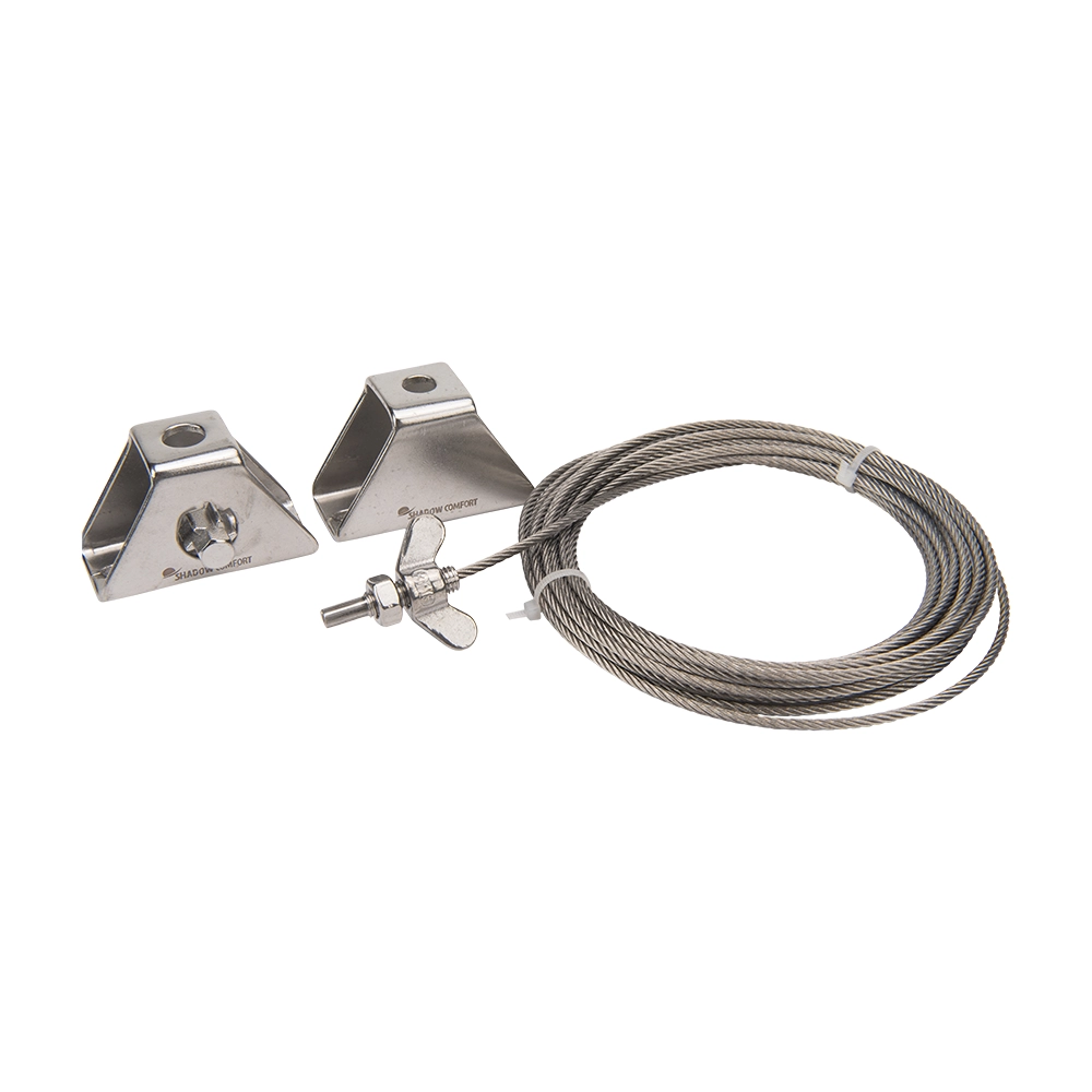 Staaldraad bevestigingsset harmonicadoek 200cm RVS 316