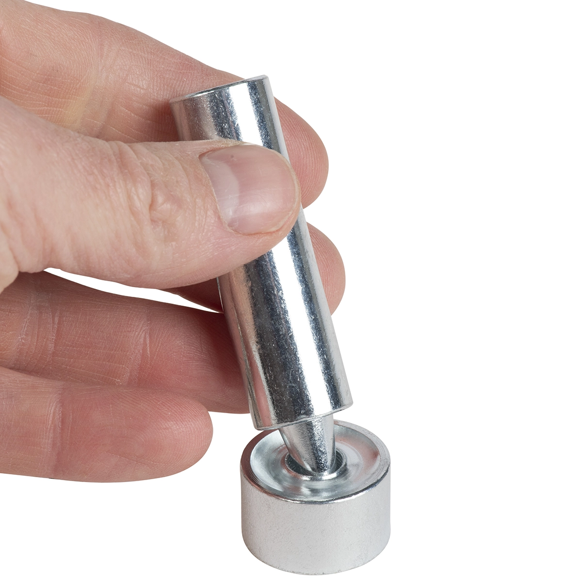 Zeilringen 10mm vernikkeld koper incl. gereedschap 25 stuks