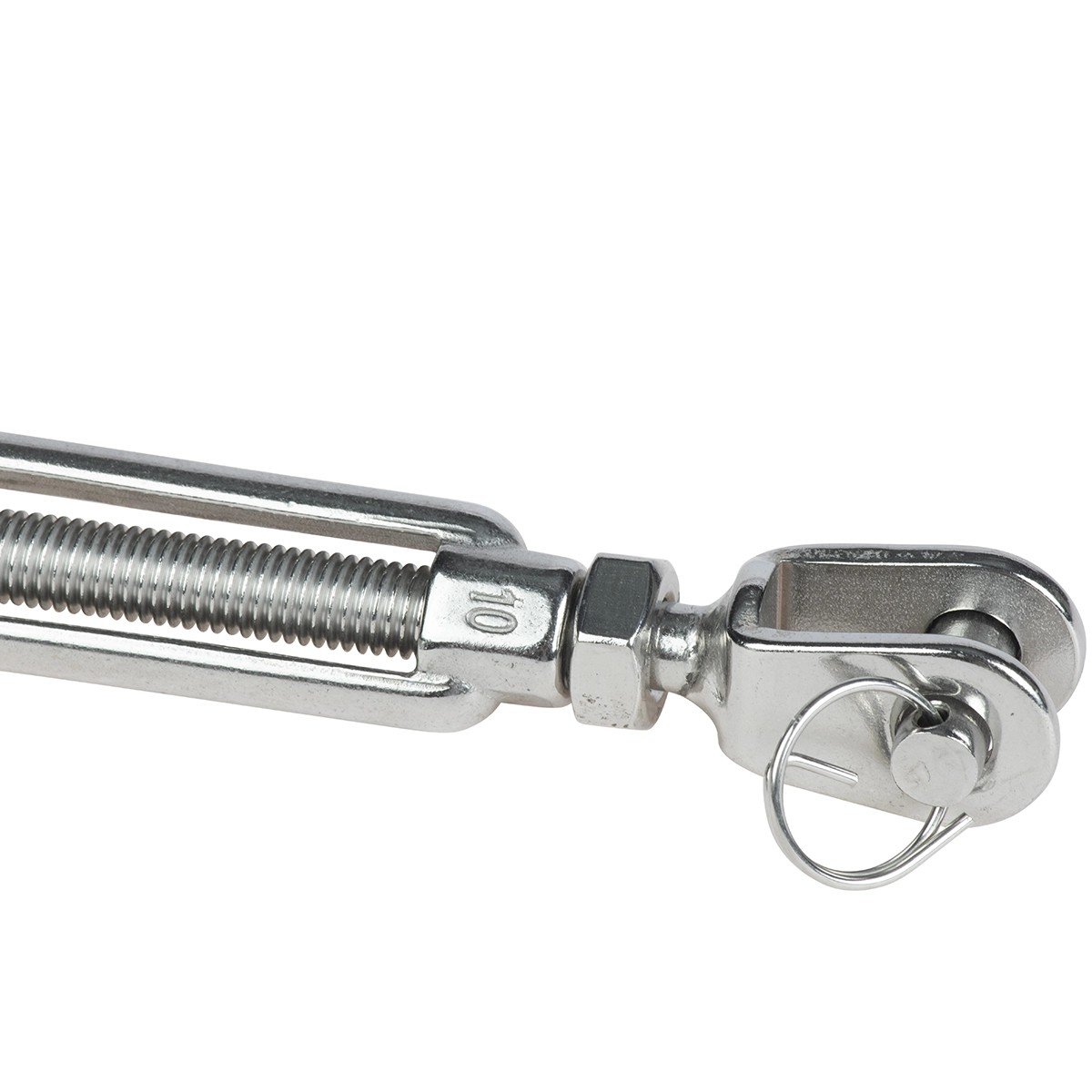 Bevestigingsset schaduwdoek vierkant M10 RVS 316