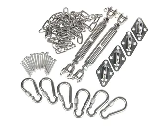 Bevestigingsset schaduwdoek vierkant