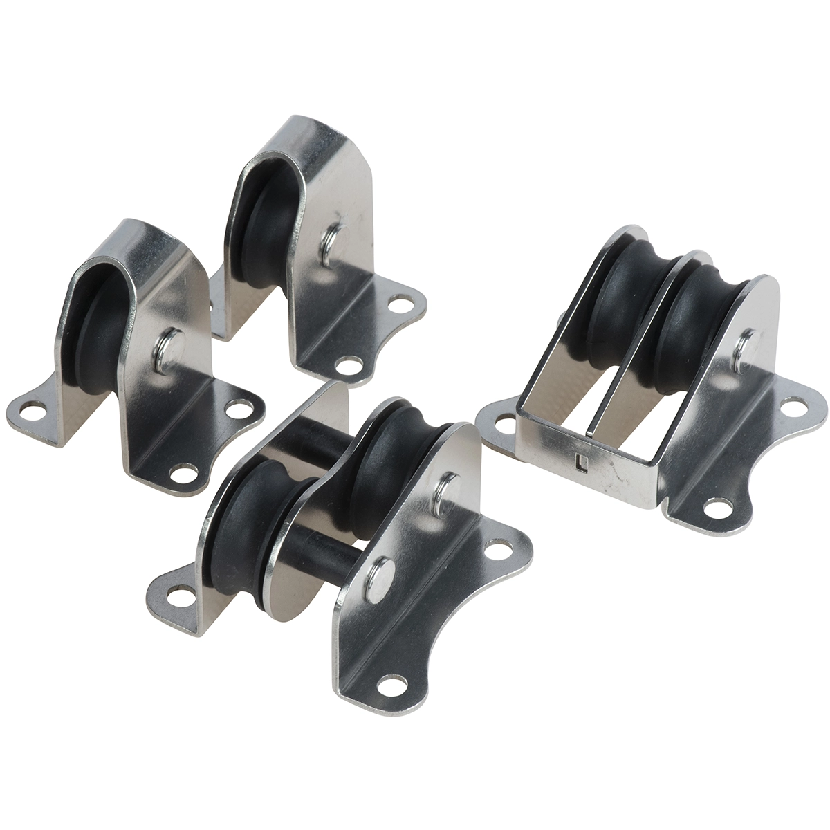 Katrolsysteem harmonicadoek 370cm RVS 316