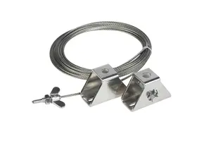 Staaldraad bevestigingsset harmonicadoek 200cm