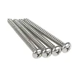 Staaldraad bevestigingsset harmonicadoek 200cm RVS 316