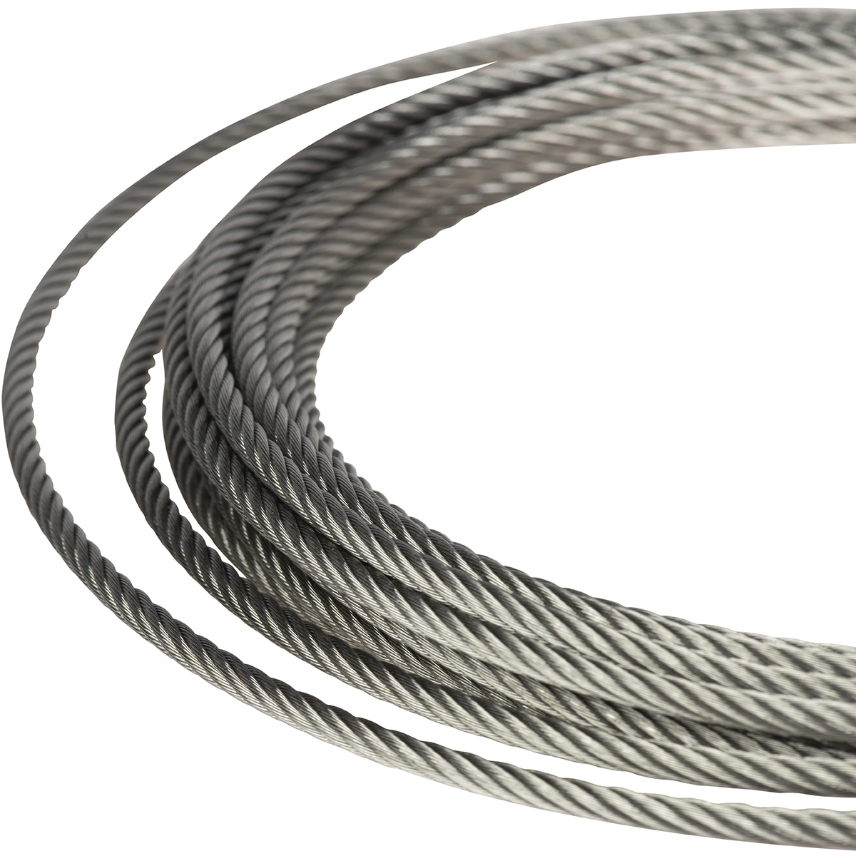 Staaldraad bevestigingsset harmonicadoek 370cm RVS 316