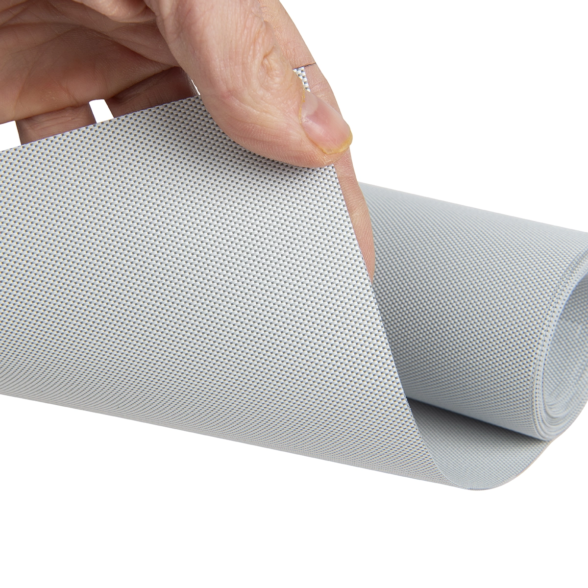 Screendoek 0% Blackout Opaque Lichtgrijs – 100% Verduisterend | Per meter