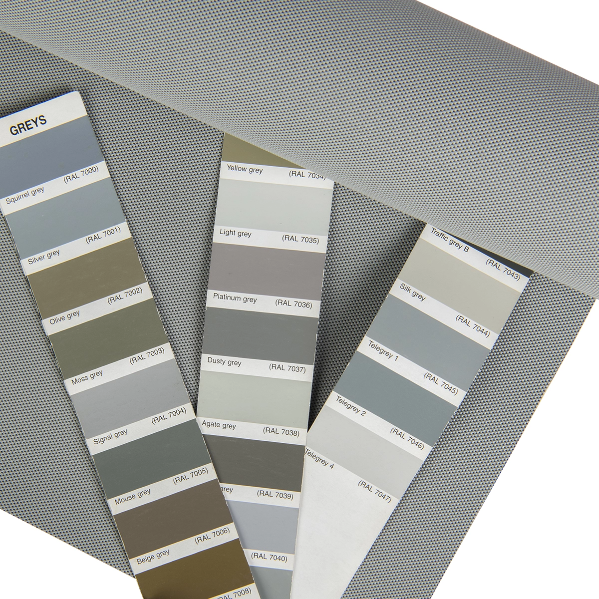 Screendoek blackout grijs per meter – maximale zonwering (opaak)