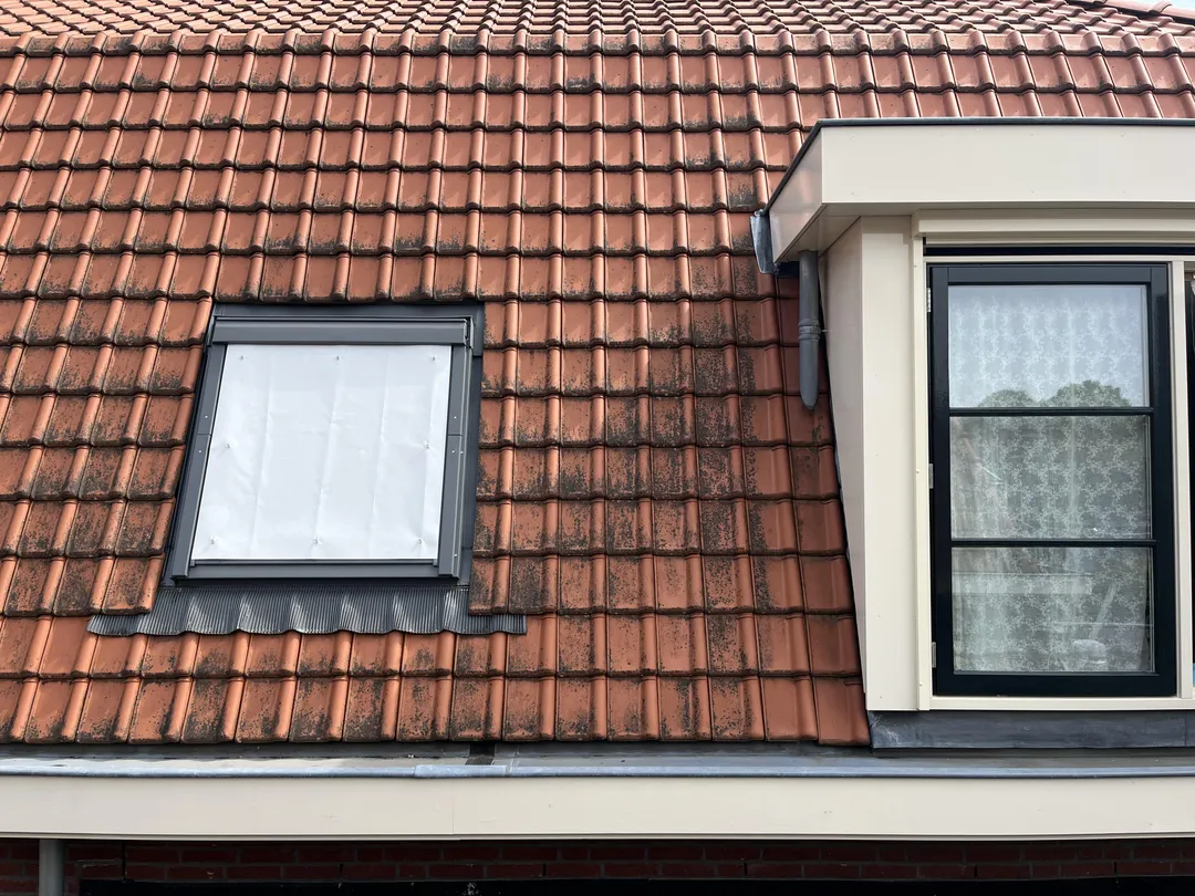 dakraam met screendoek zonwering