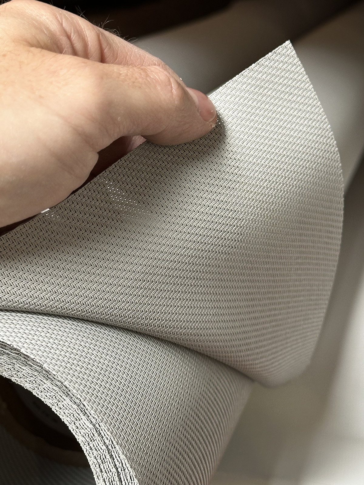 Screendoek geweven 5% grijs per meter – veel daglicht en zicht – Maximale Zonwering | Per meter