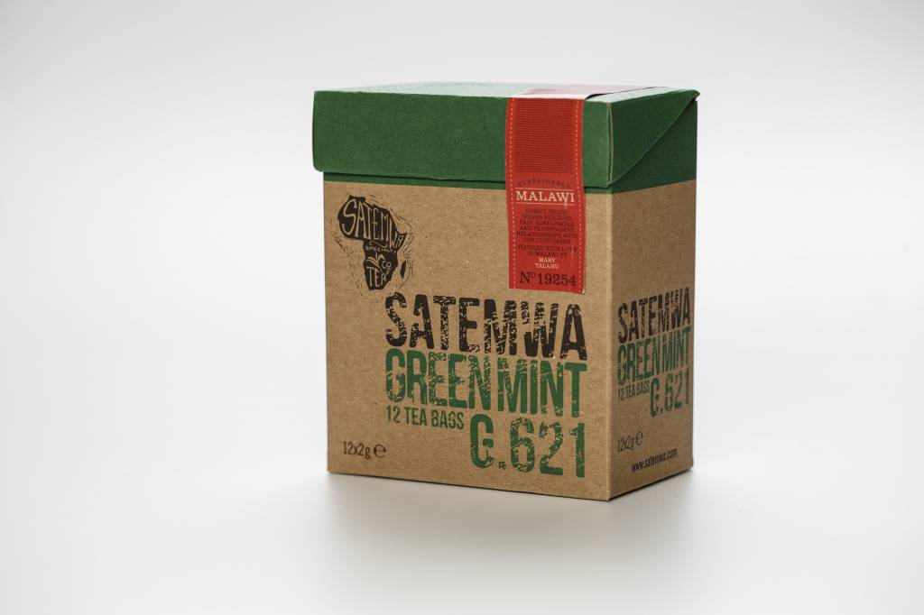 Satemwa G.621 Satemwa Green Mint Tea Bags 12 x 2g