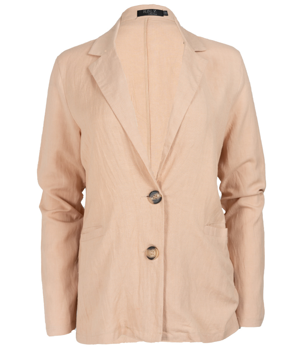 Blazer linnen beige Blazer linnen beige