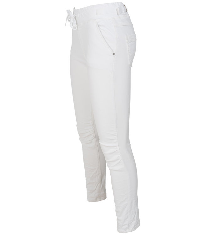 Jog jeans wit Mc - Wannahavesfashion