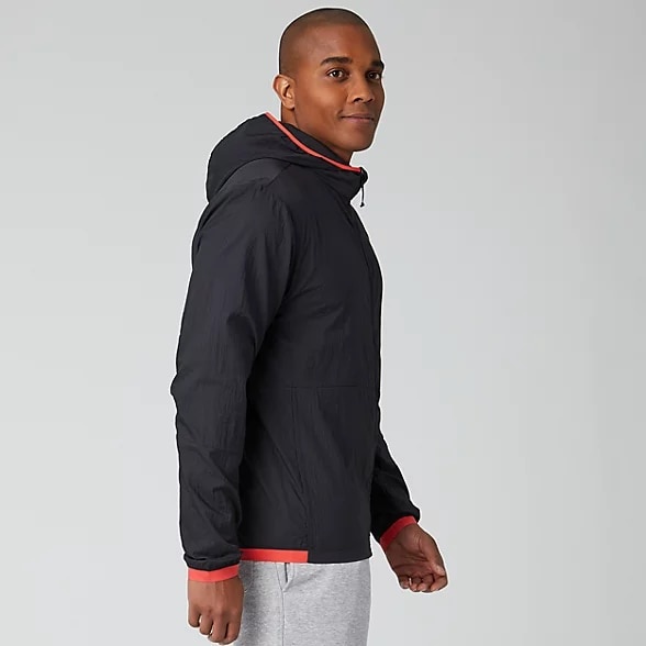 printed impact run light pack jacket