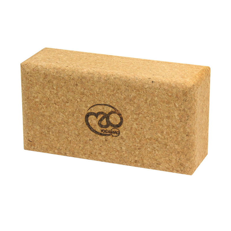 Fitness Mad Fitness Mad Cork Yoga Brick 7.5x12x23cm