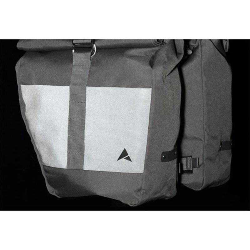 Altura Grid Roll-Up Pannier Pair 20L - Charcoal