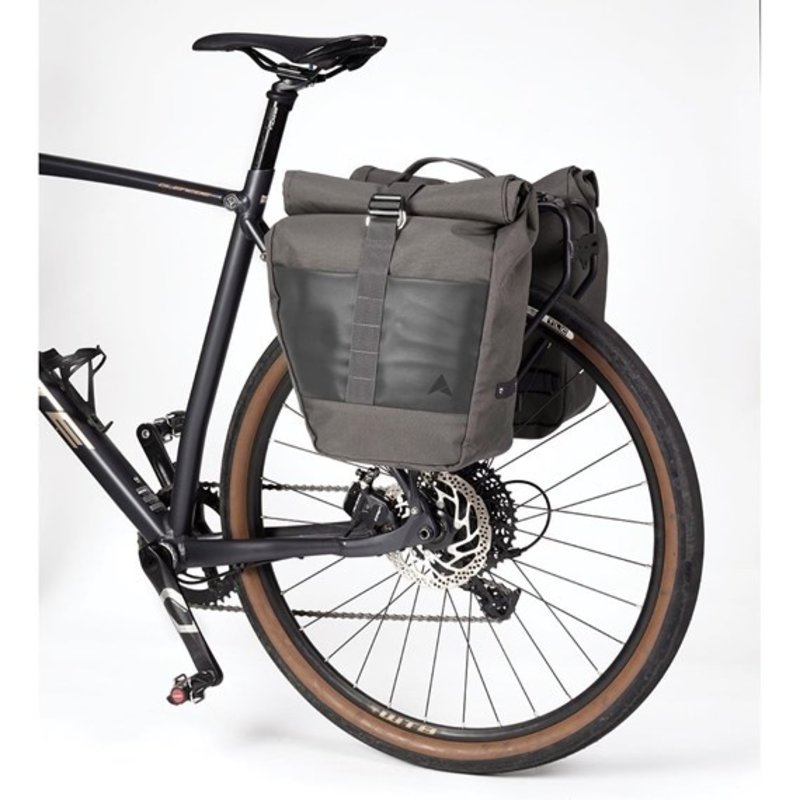 Altura Grid Roll-Up Pannier Pair 20L - Charcoal