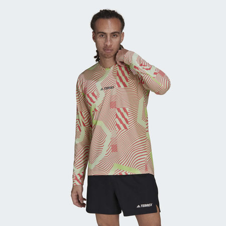 adidas Terrex adidas Terrex Primeblue Trail Graphic Long-Sleeve Top