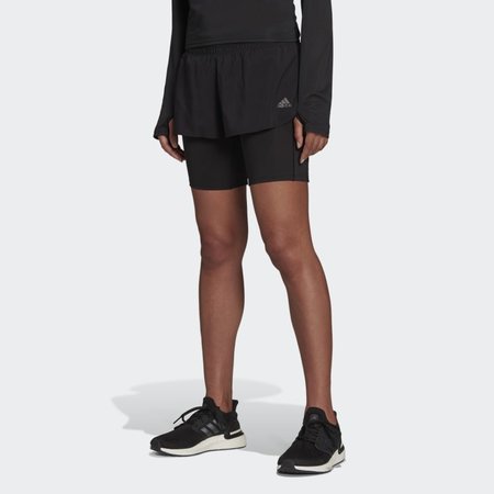 adidas adidas Run Icons Two-in-One Running Shorts