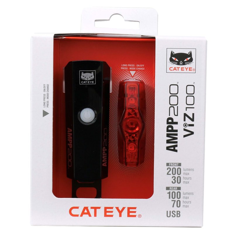 CatEye CatEye Ampp 200 / Viz 100 Bike Light Set
