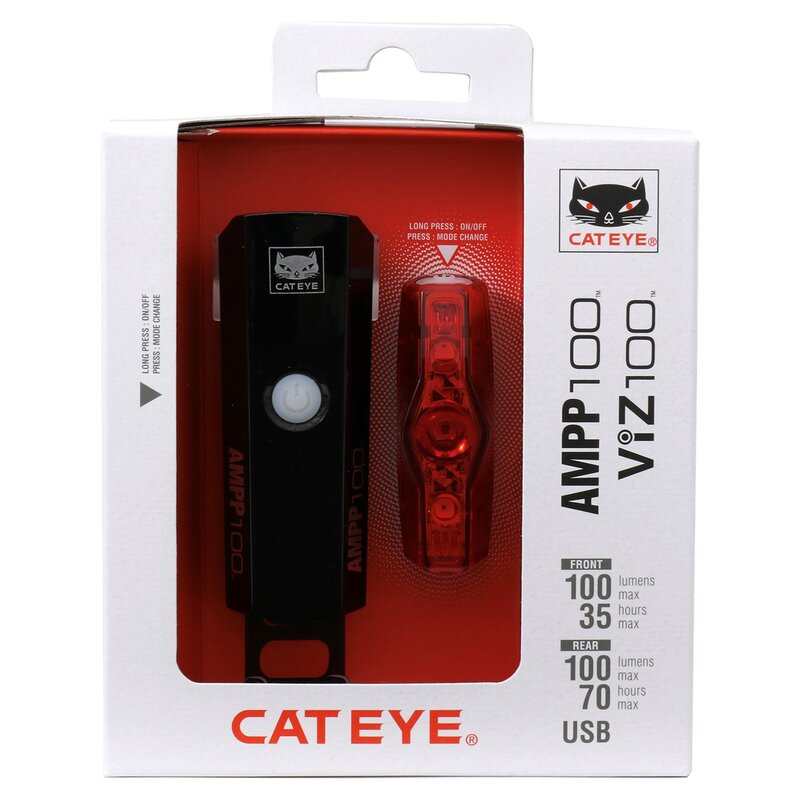 CatEye CatEye Ampp 100 / Viz 100 Bike Light Set